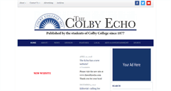Desktop Screenshot of colbyechonews.com