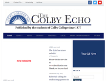 Tablet Screenshot of colbyechonews.com